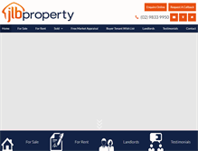 Tablet Screenshot of jlbproperty.com.au